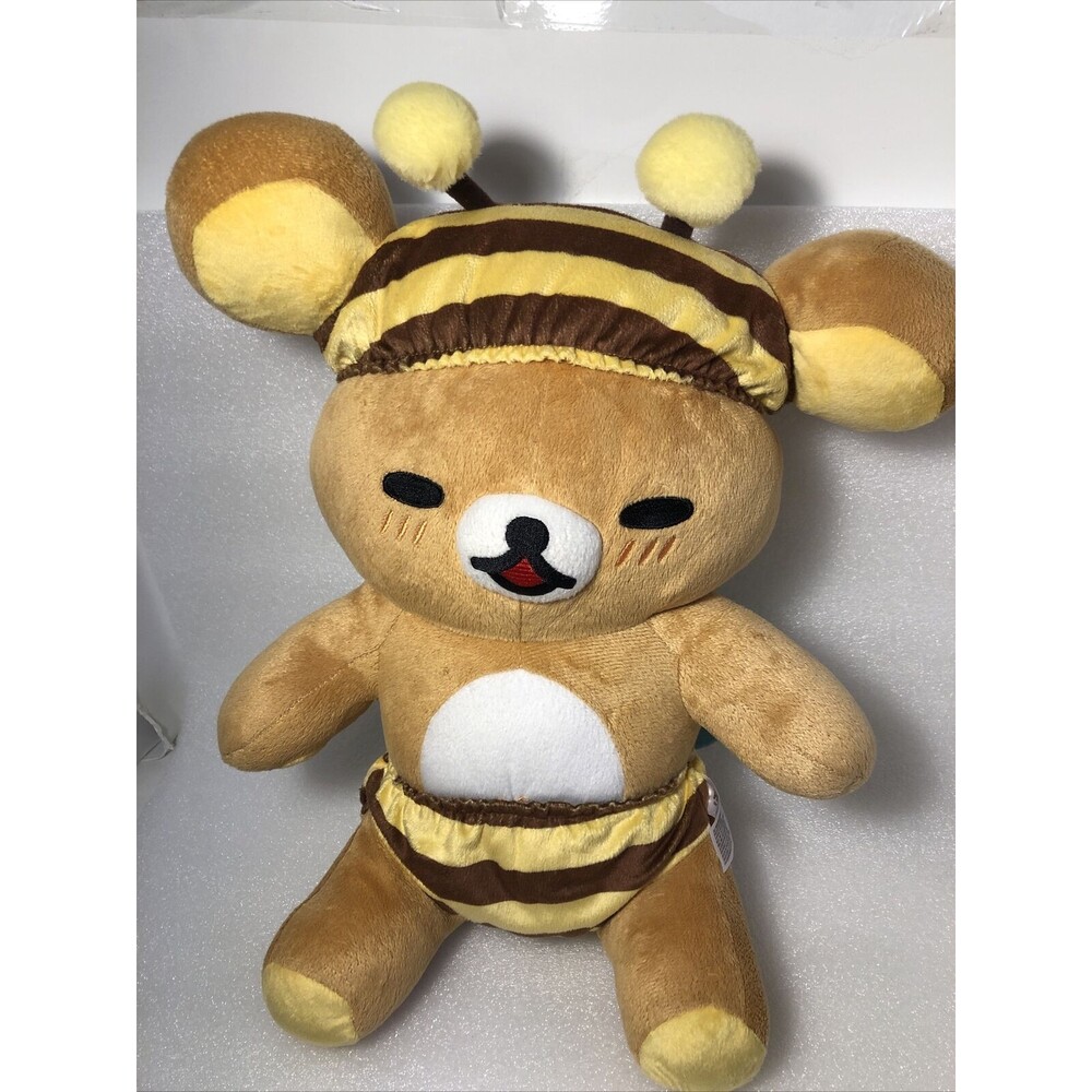 Rilakkuma Meets Honey Bee Lg Plush Stuffed Animal Toy 16” San-X 2018